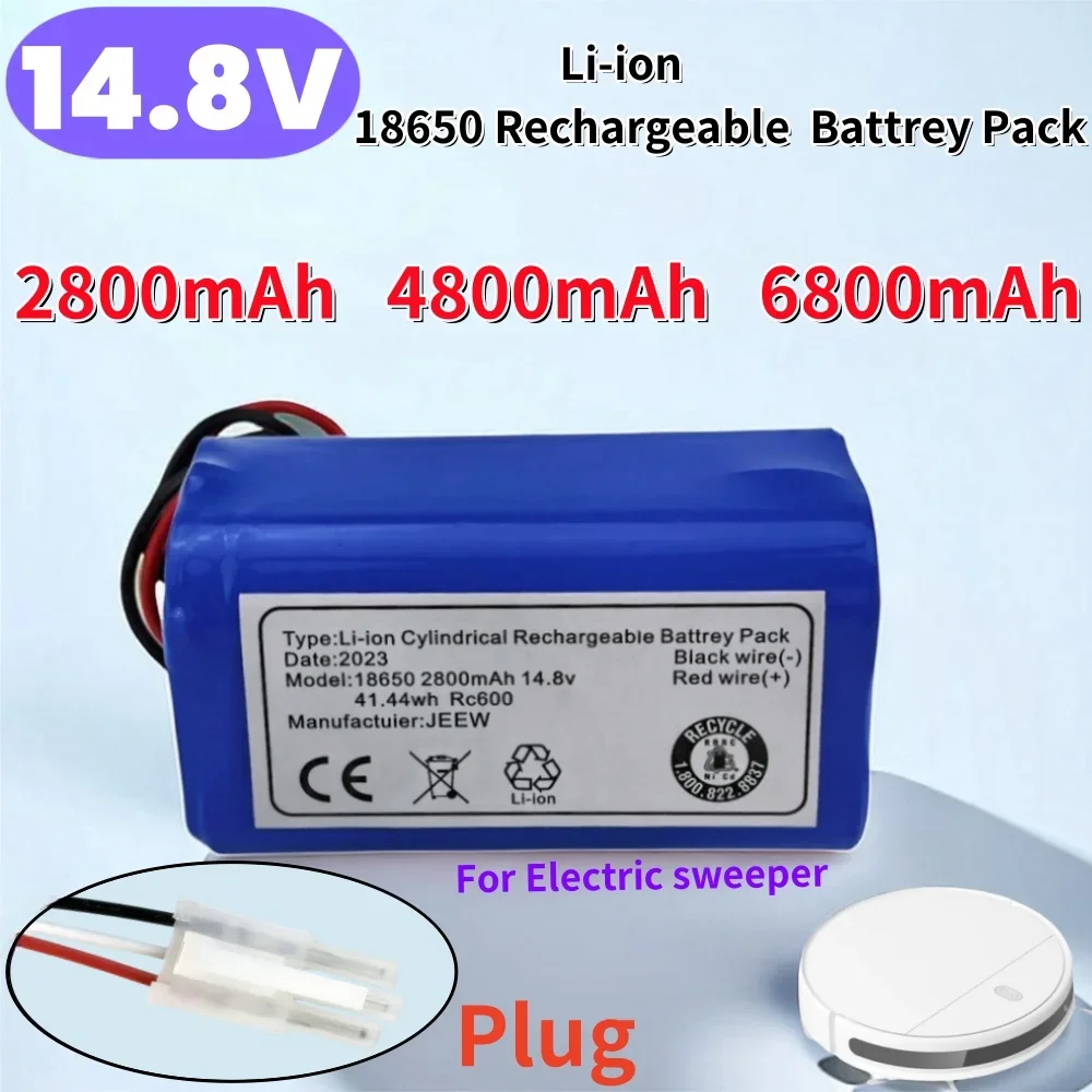 New 14.8V 2800mAh Li-ion Battery Pack For LIFERO RX9 Robot Vacuum Cleaner Part