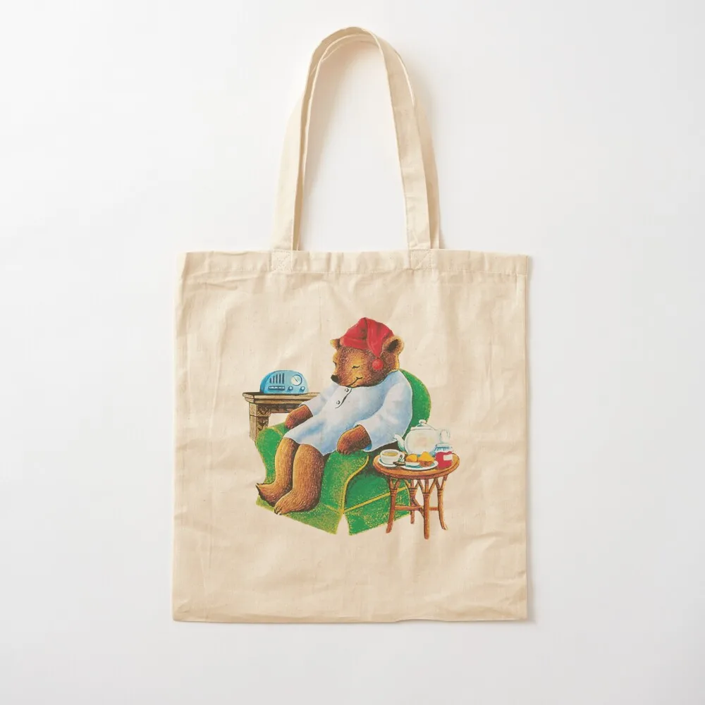 

Celestial seasoning sleepytime tea bear Tote Bag Shopper Customizable tote bag cute pouch bag
