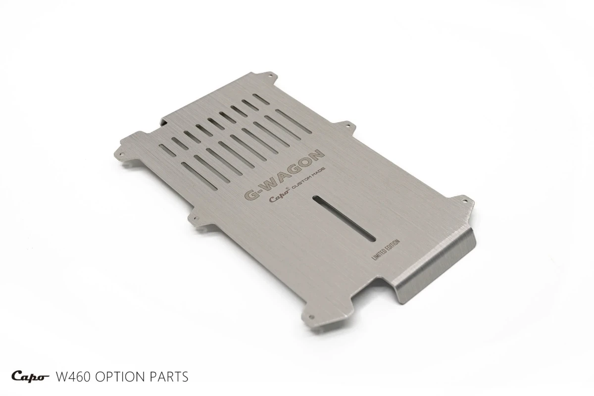 

Защита шасси для Capo w460 G-Wagon, масштаб 1:8, для радиоуправляемых краулеров, запчасть для тюнинга.