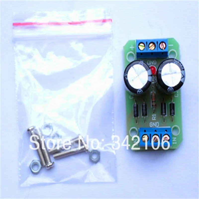 5Pcs Dual Rectifier Filter Converter AC to DC Module Positive And Negative Sensor for Electronics