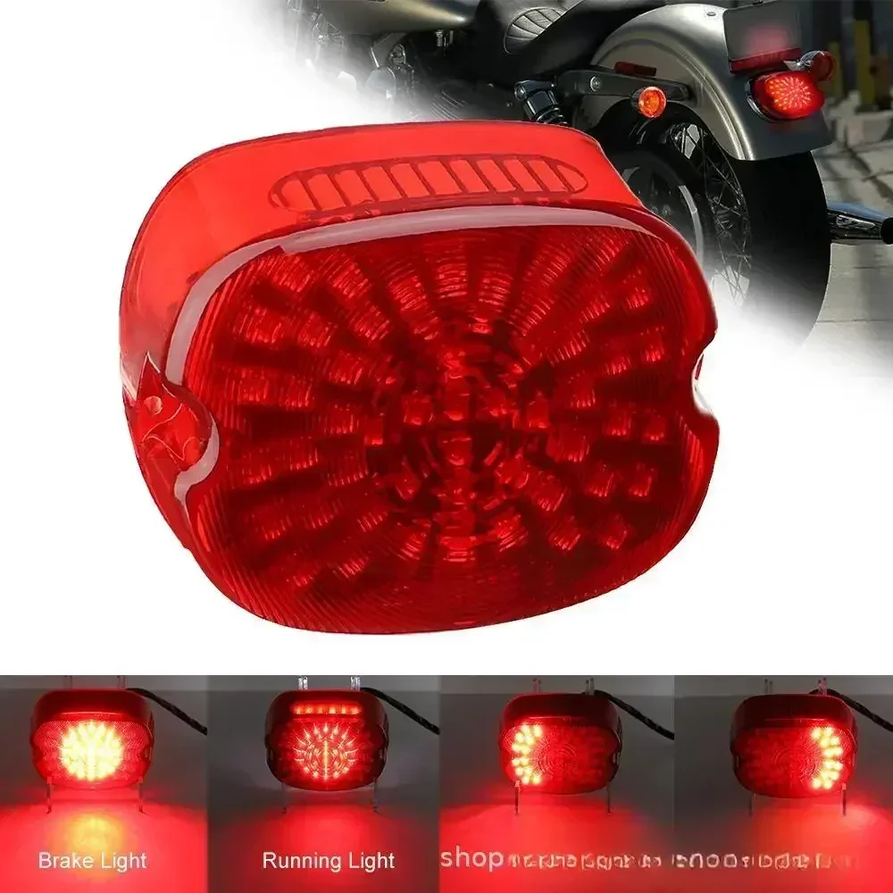 LED Tail Light for Motorcycle, Plug and Play, Brake Turn Signal, Rear Lights for Sport-ster, Dy-na, Electra Glide, Road Touring