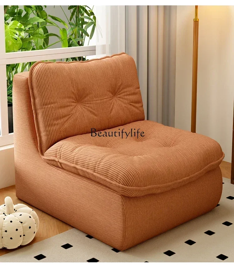 

yj21 Lazy sofa reclining and sleeping living room single sofa small apartment bedroom simple tatami leisure balcony seat