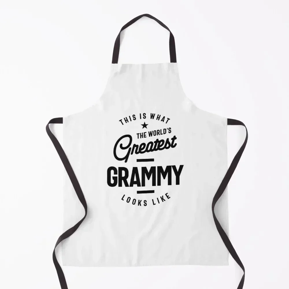 

This is What The World's Greatest Grammy Looks Like Apron For Kitchen manicurist Waterproof women Apron