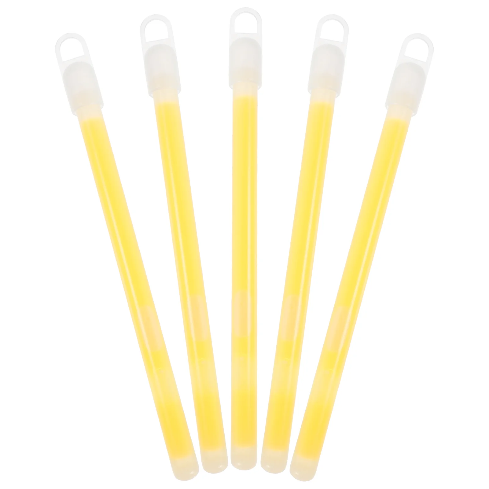 5 pezzi Glow Party Supplies Bastone di illuminazione Giocattolo luminoso The Dark Sticks Bulk 1500X150X150CM Prop Giallo Strumenti di emergenza