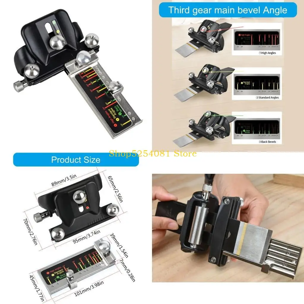 

AXYC Multiangle Manual Sharpener Guide Honing Tool Suitable for Quick and Efficient Cutter Head Maintenance Culinary Experts