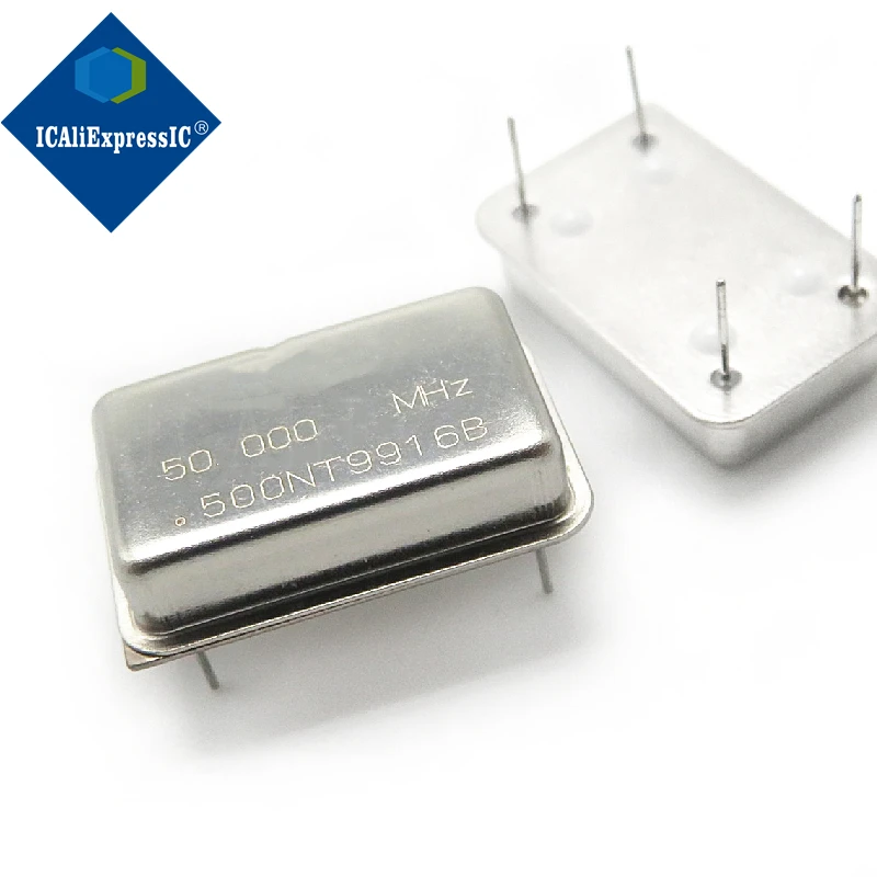 

10piece Rectangular in-line active crystal oscillator 50M 50MHZ 50.000MHZ DIP-4