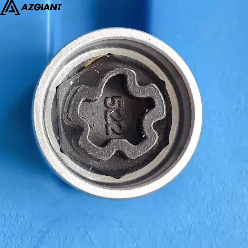 Herramienta de desmontaje de funda de llave de tornillo antirrobo para neumáticos de coche, herramientas de reparación para VW Beetle Polo Golf