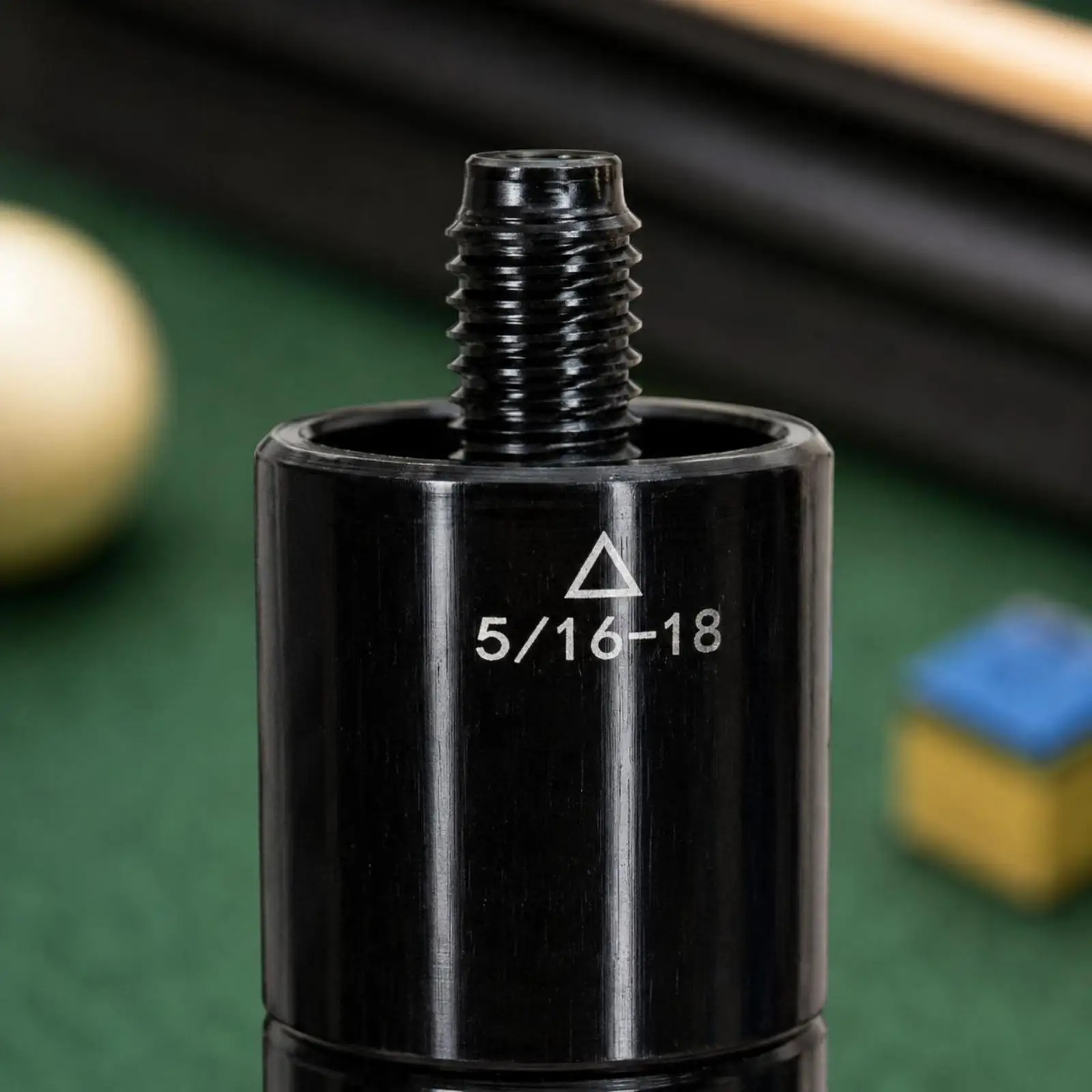 Billiard Cue Connector Sleek Cylindrical Joiner for Aluminum Stick Extension Pool Cue Supplies