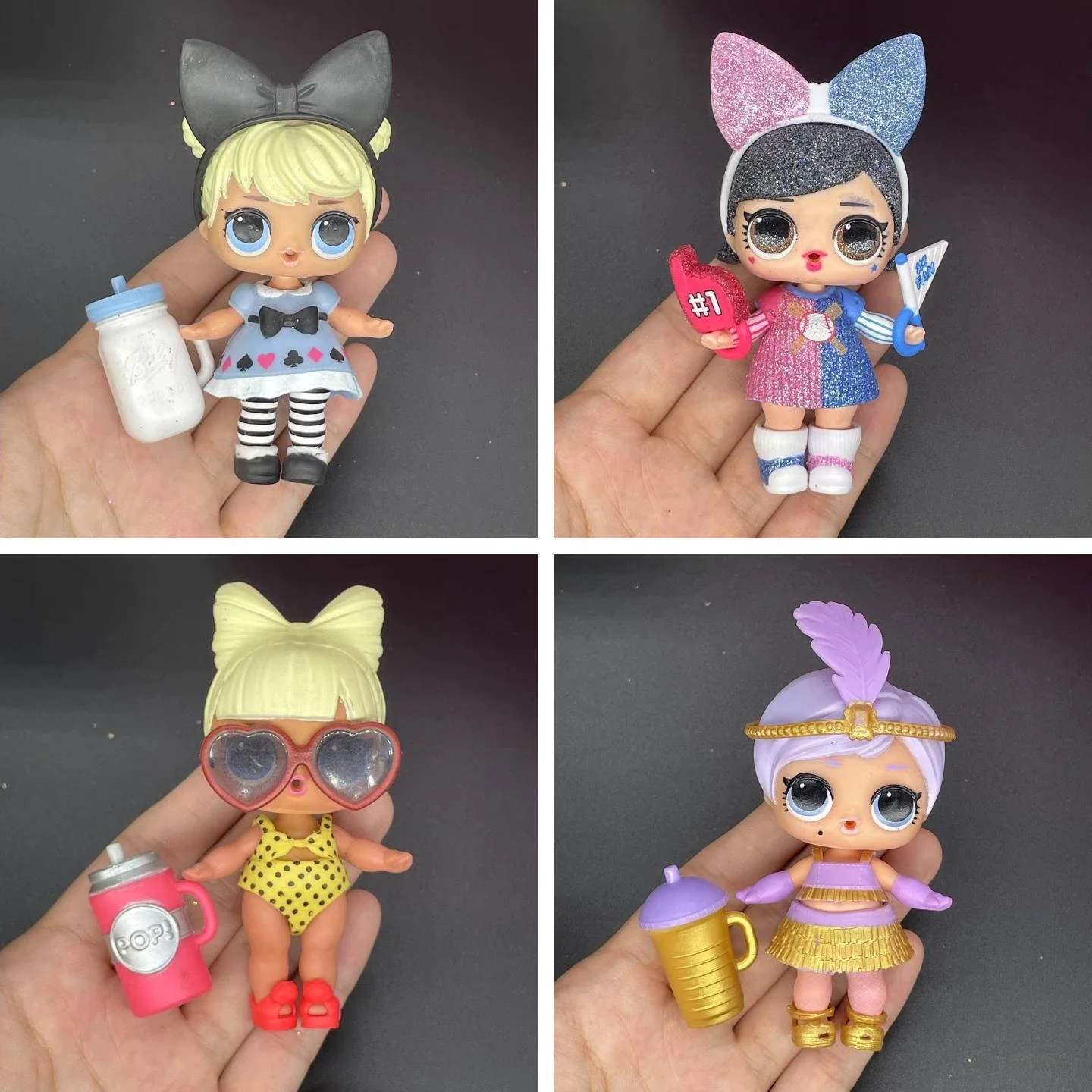 

Cute Pet Doll Removable Cup Headphones Hat Pet Doll Set Rare Series Children's Playhouse Diy Model Children's Birthday Gift