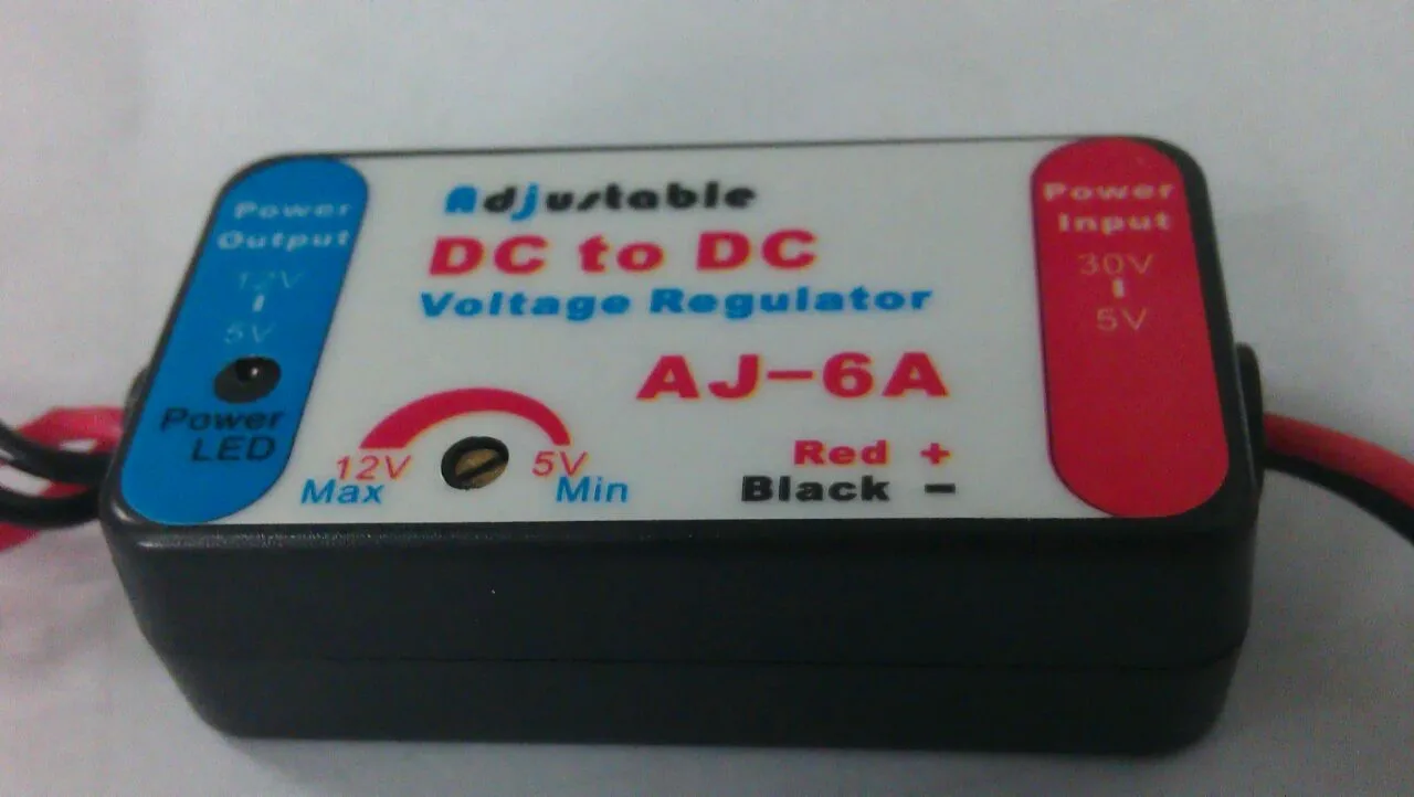 Régulateur de tension réglable DC à DC AJ-6A-JR UBEC, pièces de Drone