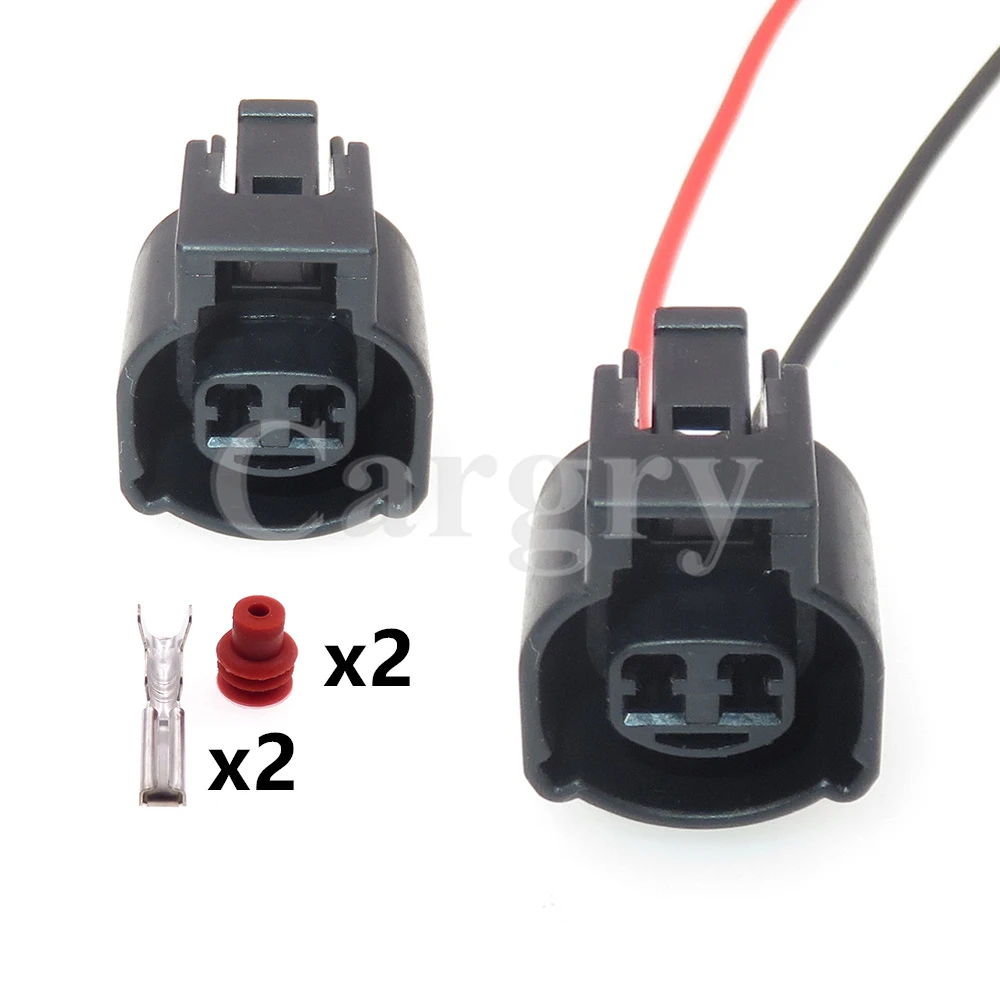 1 Set 2P MG640461-5 Car Starter Waterproof Socket Automobile Intake Air Temperature Sensor Wire Harness Plug For Toyota Camry