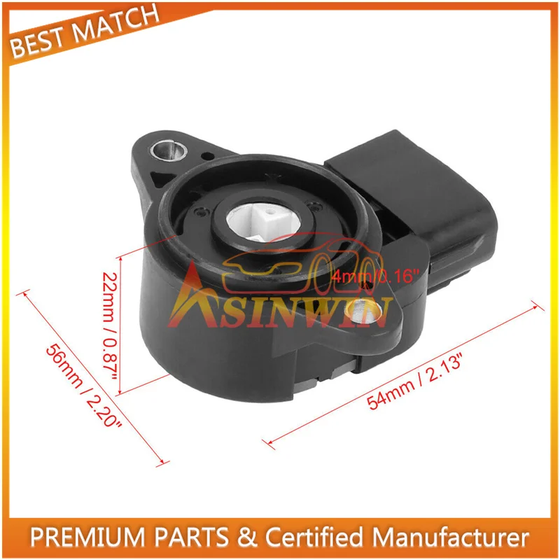 89452-22070 198500-1190 Sensor posisi katup penutup 89452-22070 untuk Toyota