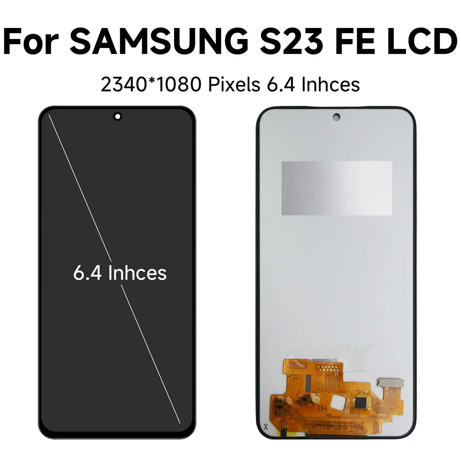 For Samsung S23 FE LCD TFT For S23FE S711B S7110 S711U Display Touch Screen Assembly For Samsung S23FE S711 LCD Frame.