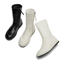 AIYUQI Women Ankle Boots 2026 New Genuine Leather Short Boots Women Flat Winter Fashion Women Knight Boots