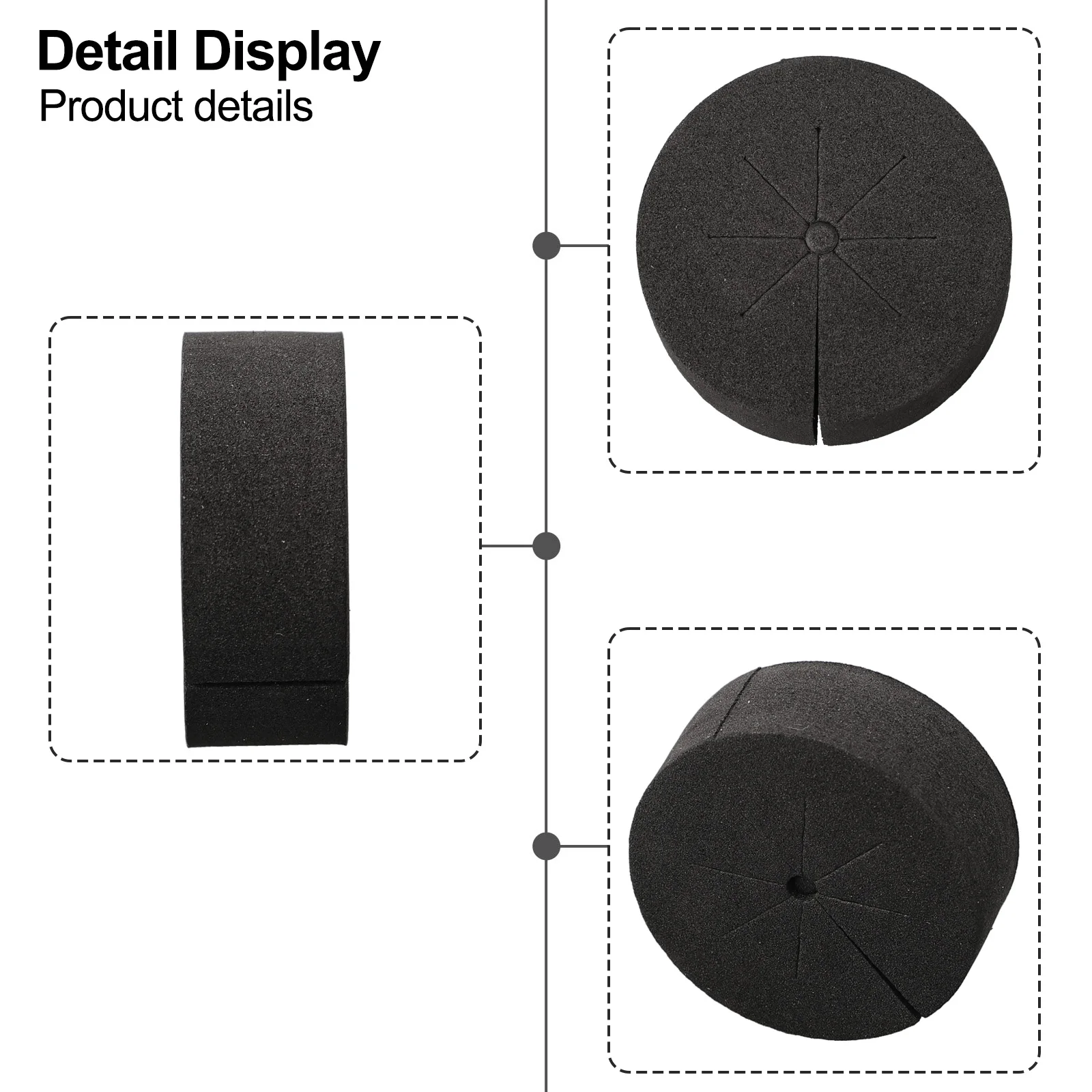 100Pcs Hydroponic= Sponge Blocks Neoprene Inserts For Garden Clone Collars Soilless Cultivation Seed= Starting Garden Tools