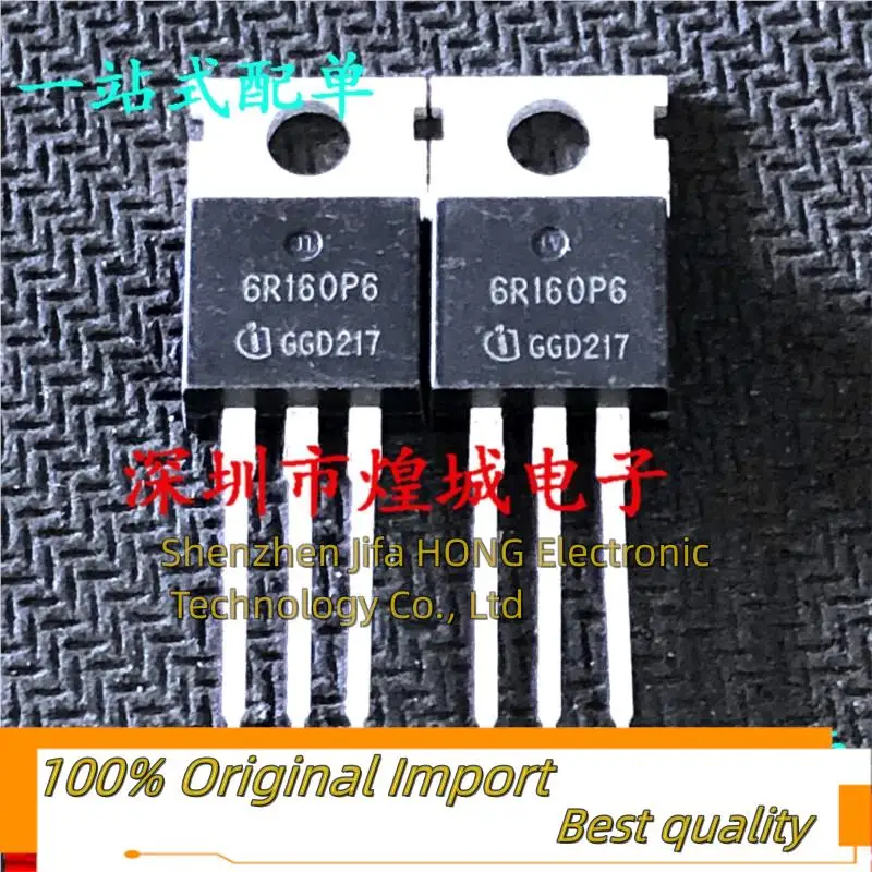 10PCS/Lot 6R160P6 IPP60R160P6  TO-220 650V 68A Imported Original   Best Quality