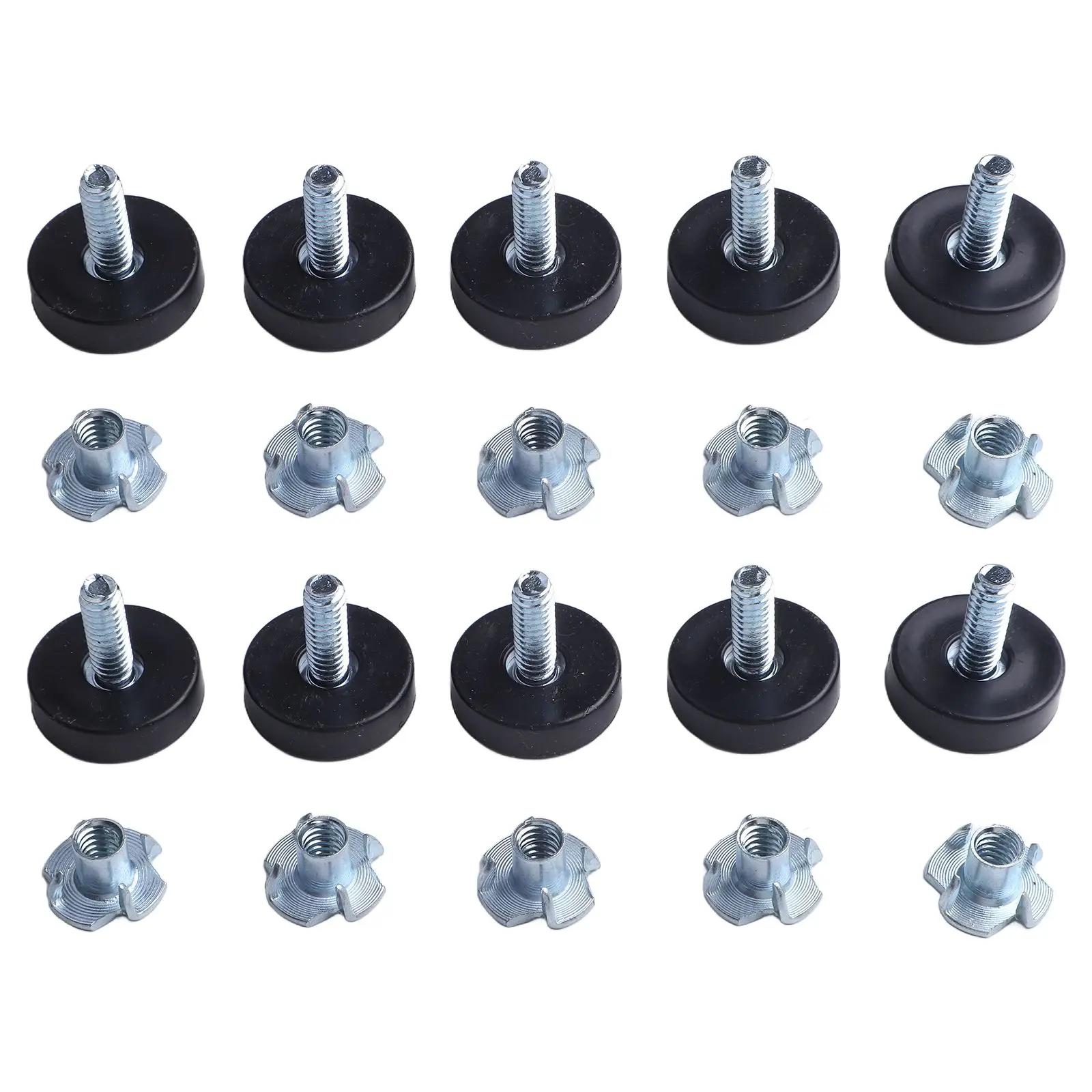 

Easy Installation Levelers 1 4 Inch Furniture Leveling System Anti-Slip Design Feet Heavy Duty Furniture Levelers