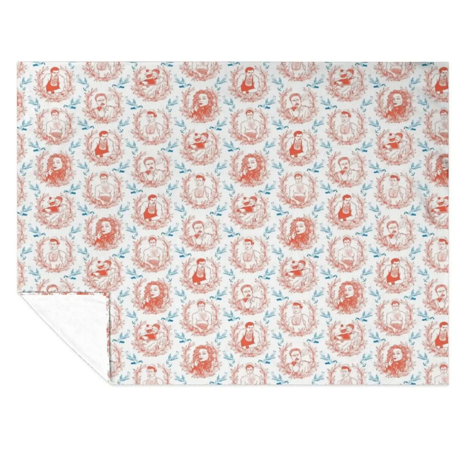 

Querelle Throw Blanket halloween manga blankets and throws for winter Blankets