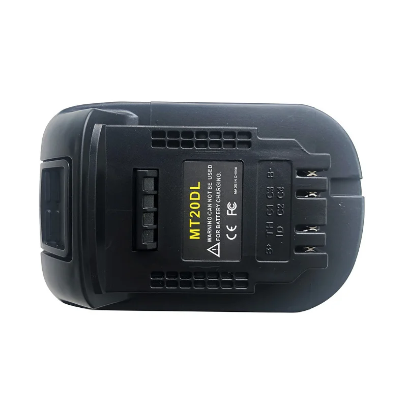 

Акция-адаптер аккумулятора Mt20Dl для литий-ионного аккумулятора Makita 18 В Bl1830 Bl1860 Bl1815 для литий-ионного аккумулятора Dewalt 18 В 20 В Dcb200
