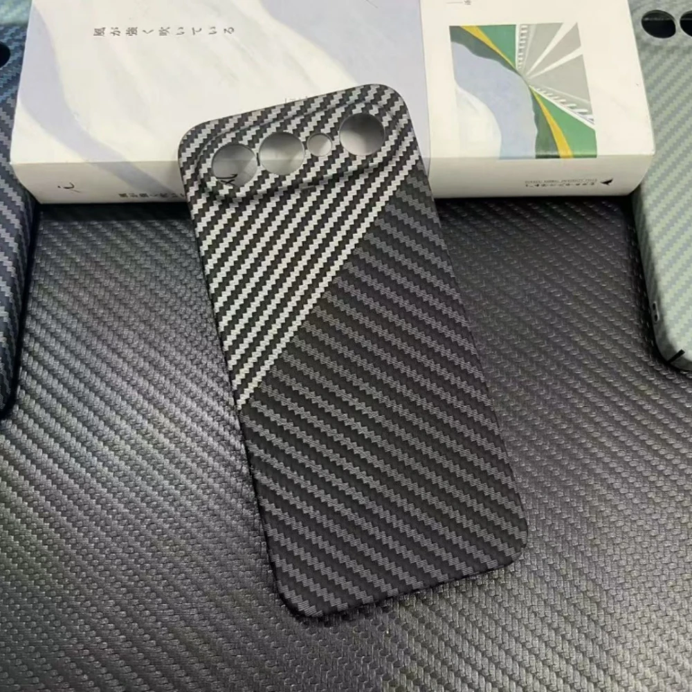 For VIVO X300 FE Case New Matte Hard Luxury Carbon Fiber Tex