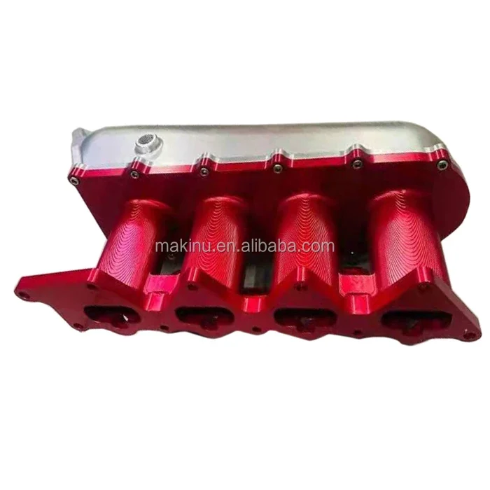 Cnc Machining  Made Billet Intake Manifold Made by 5 Aixs CNC Machine！