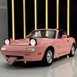 1/24 Scale Mazda MX-5 Alloy Car Model with Authentic Sound Effects, Perfect Display Piece for Car Enthusiasts & Collectors