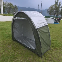 Rainfly-Outdoor Bike Covers Storage Shed Tent, Portable Bicycle Storage Cover, Foldable 210D PU4000 Waterproof Fabric