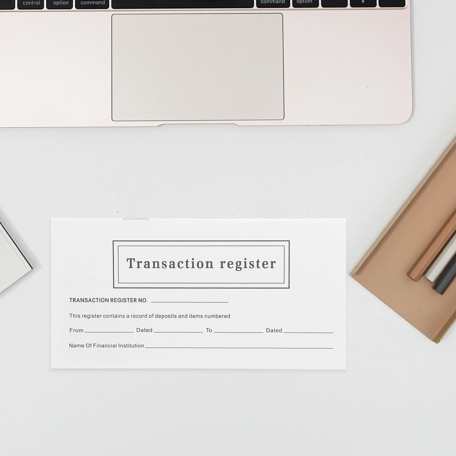 20 قطعة من سجلات دفتر الشيكات الشخصية، دفتر الأستاذ المالي الكبير لإدارة سجلات فحص الورق السميك