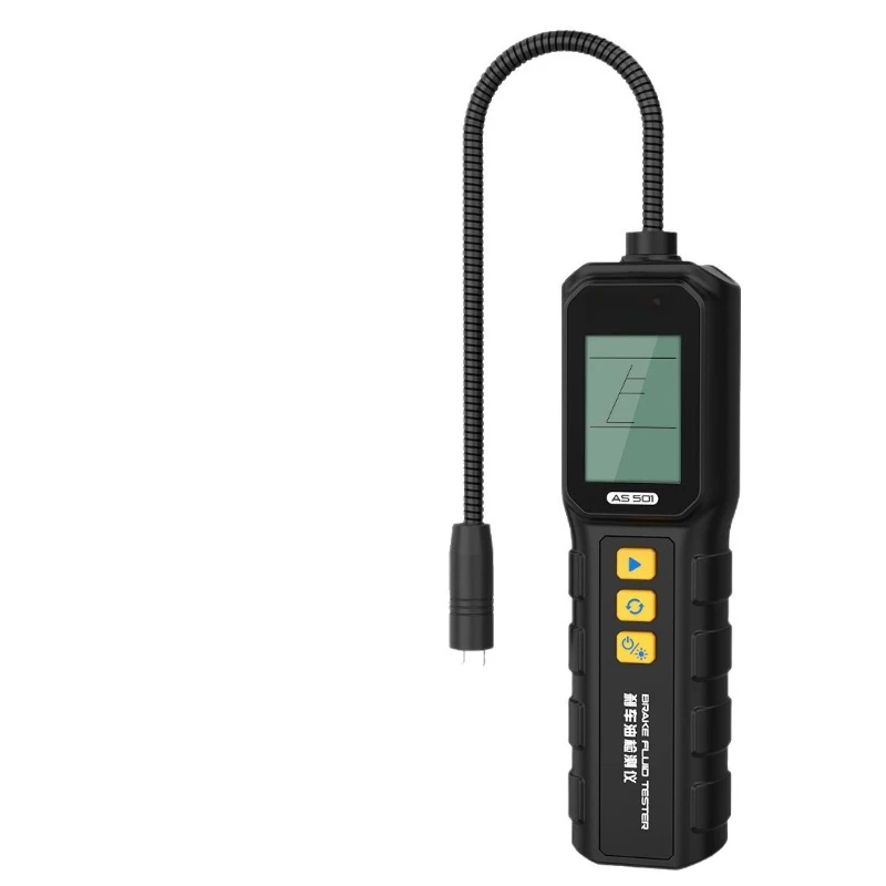 AS501 Automobile Brake Oil Detector DOT Brake Fluid Moisture Content Moisture Tester Auto Protection