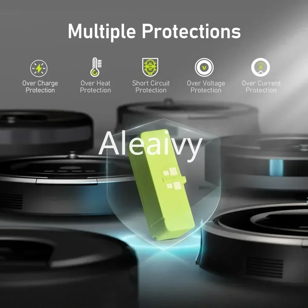 

Оригинальный аккумулятор Long Life 14.4V 5200mAh для роботов-пылесосов iRobot Roomba серий 500, 600, 700, 800 (модели 620, 770, 580)