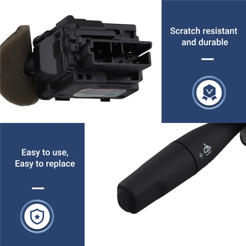 جيدًا لـ 406 406 RESTYLING Citroen ZX نافذة غسل مسح التحكم التبديل تنظيف الزجاج ممسحة التبديل 6239K9 #6