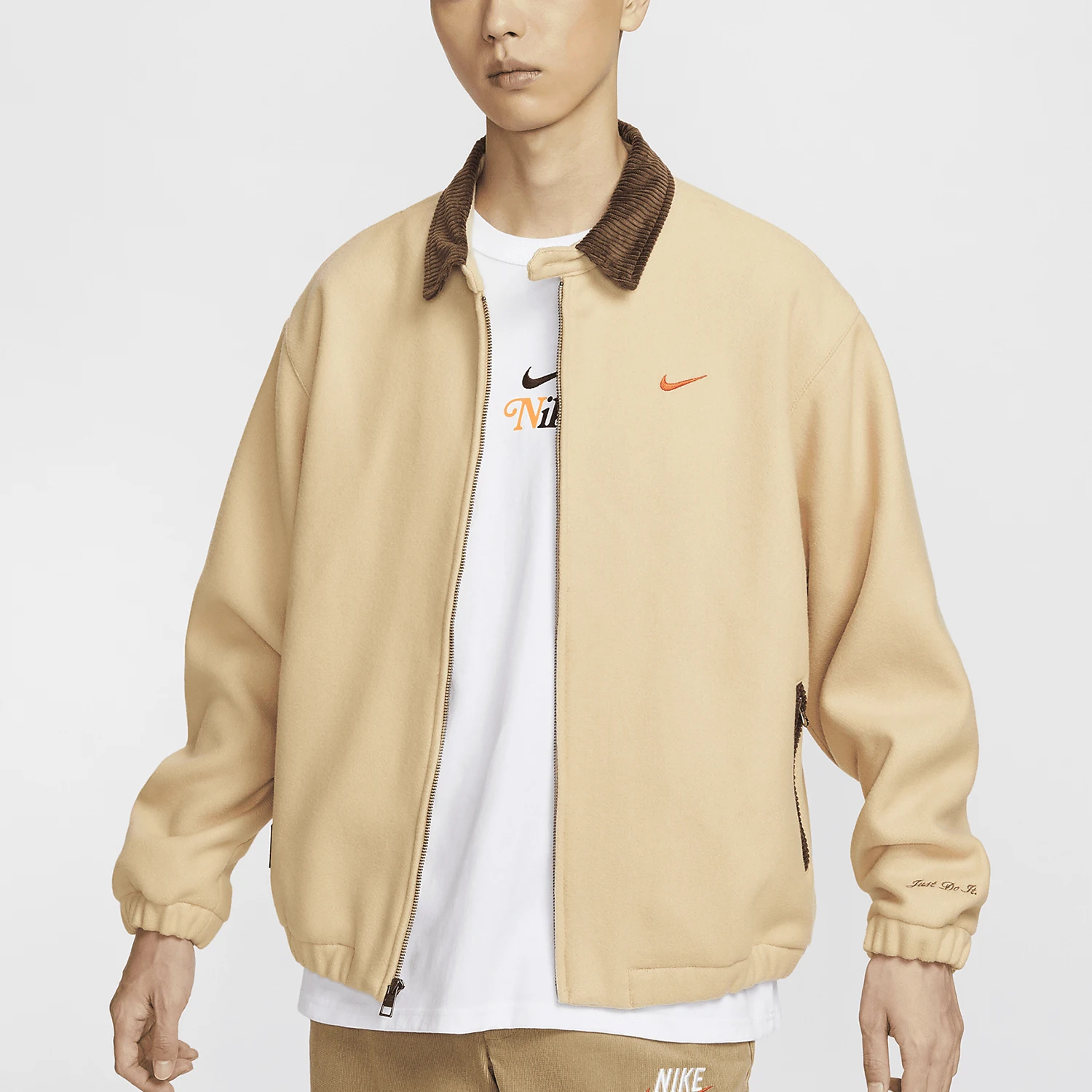 

Nike genuine Premium Men's Woven Workwear Simple Lapel Jacket HQ4744-233