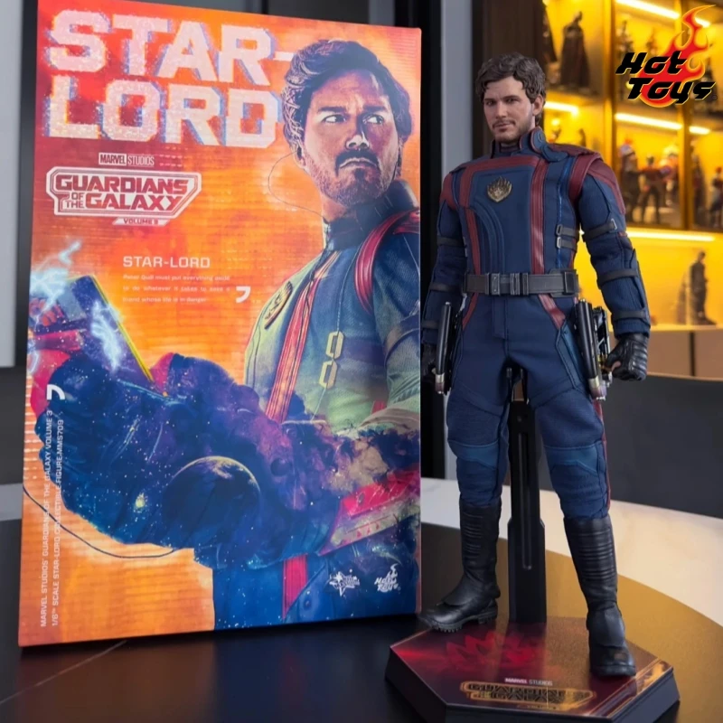 In Stock Genuine HotToys HT 1/6 MMS709 Galaxy Guard 3 Star Lord 4.0 Action Figure Model Toys