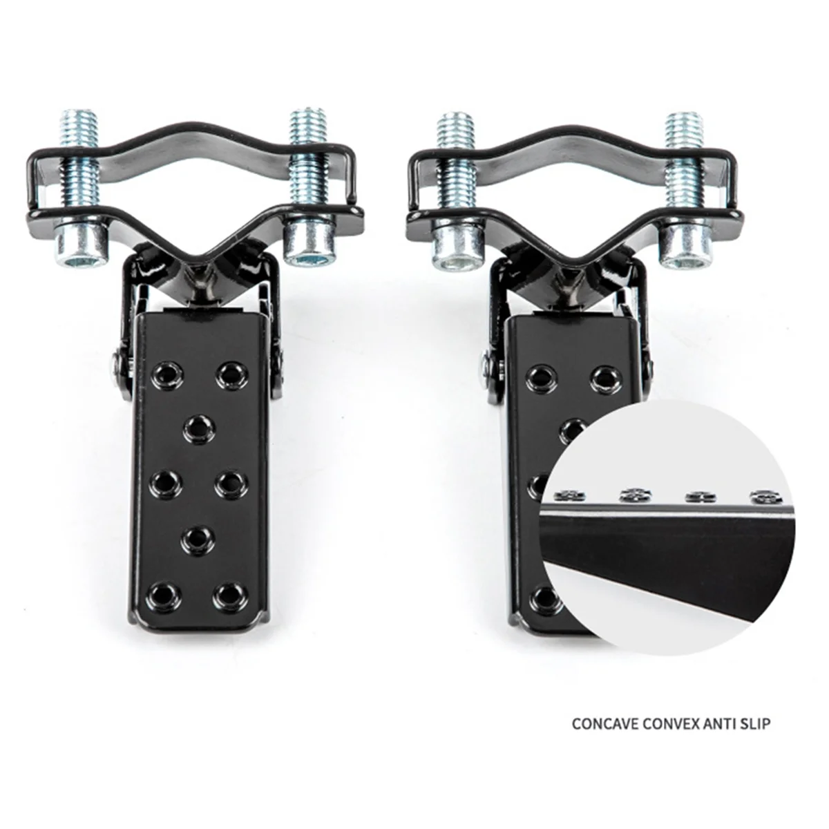 Pedali modificati retrò A002, pedali ammortizzanti per moto, set di pedali pieghevoli, adatti per, ecc.