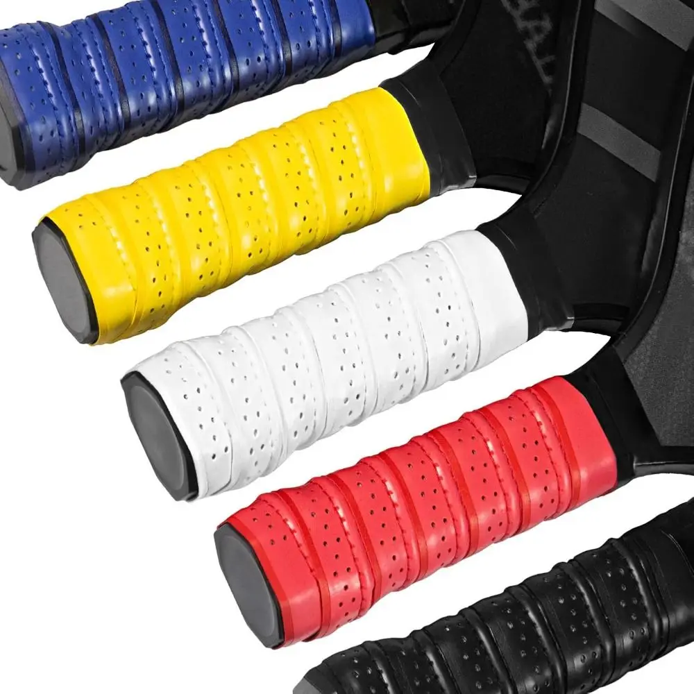 

1 Pack Anti Slip Pickleball Paddle Grip Tape Perforated Universal Pickleball Overgrip Ventilated Sweat Absorbent
