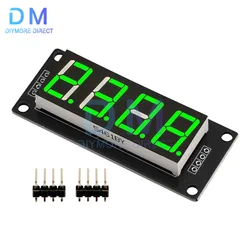 Módulo de pantalla LED TM1637 para Arduino, 4 dígitos, 7 segmentos, 0,56 pulgadas, tubo Indicador de reloj de tiempo, rojo, azul, verde, amarillo, blanco