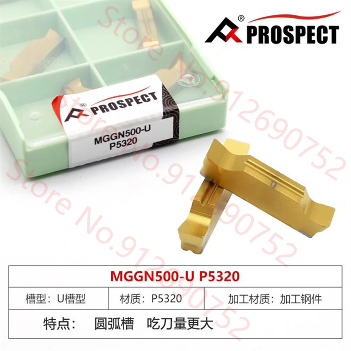 

PROSPECT MGGN150-U MGGN200-U MGGN250-U MGGN300-U MGGN400-U MGGN500-U P5320 P6205 Carbide Insert MGGN Inserts