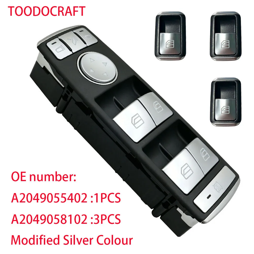 A2049055402 A2049058102 Master Power Window Switch voor Mercedes-Benz C/E/GLK KLASSE S204 W204 C250 C300 C350
