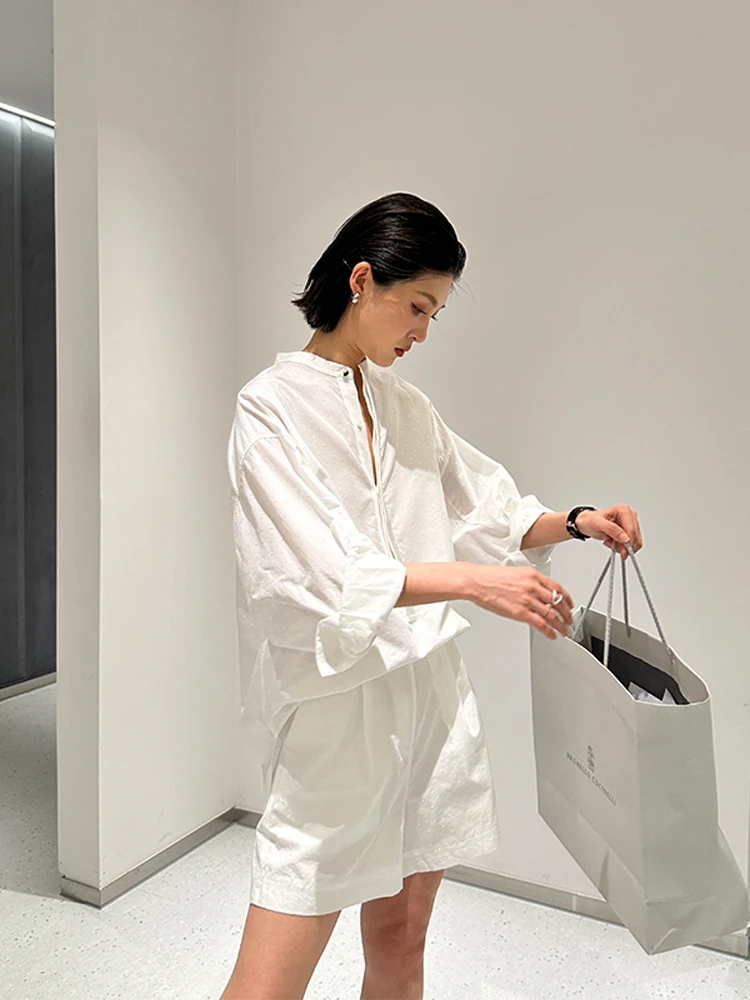 

e Long Pile Cotton Embroidered Set round Ne irt orts Women's Faion Set Casual Versatile Cotton Long Sve