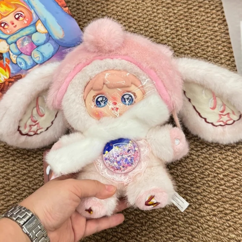 

Кукла Mocici Candy Heart Rabbit Whispers Of Warmth 200% в слепой коробке, кавайная игрушка, таинственная коробка, аниме-фигурка, украшение, подвеска, подарки