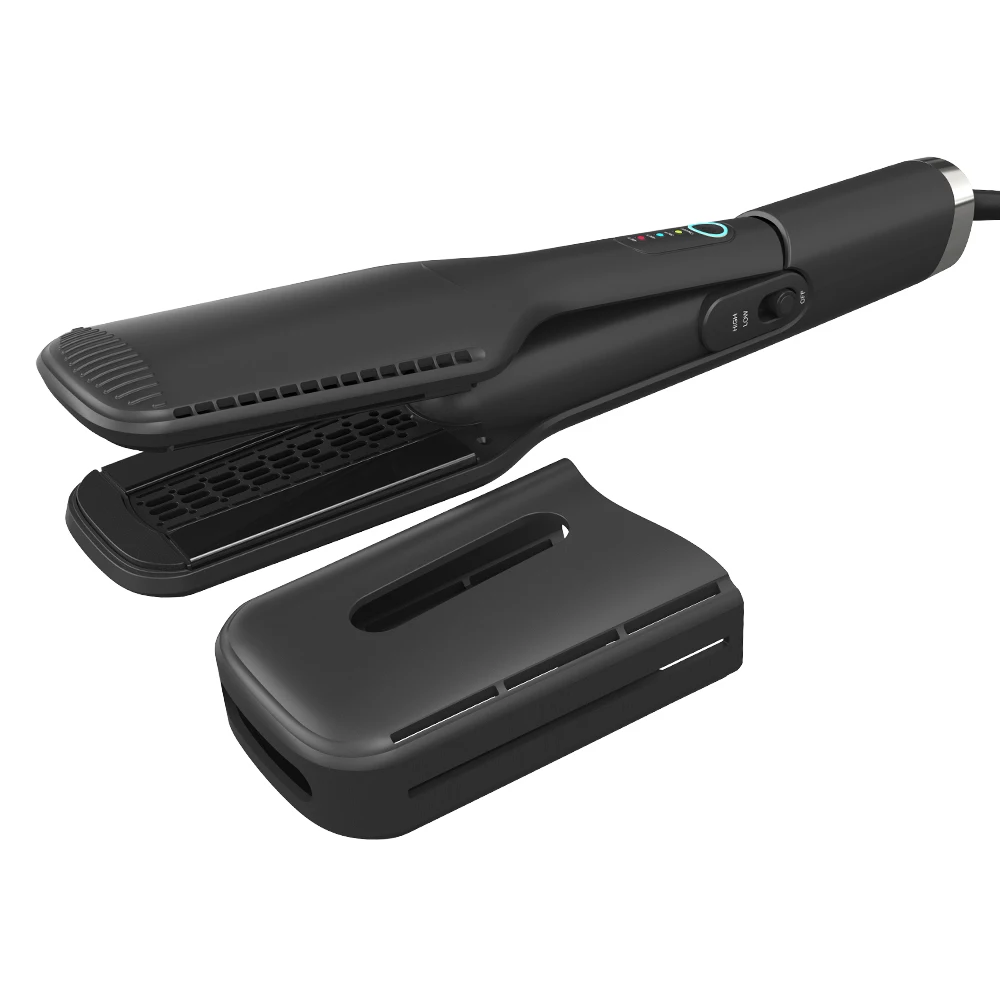 Professional 300W Ceramic Hair Styler 2-in-1 Hair Dryer & Straightener Electric for Dry or Wet Hair for Household Outdoor Use