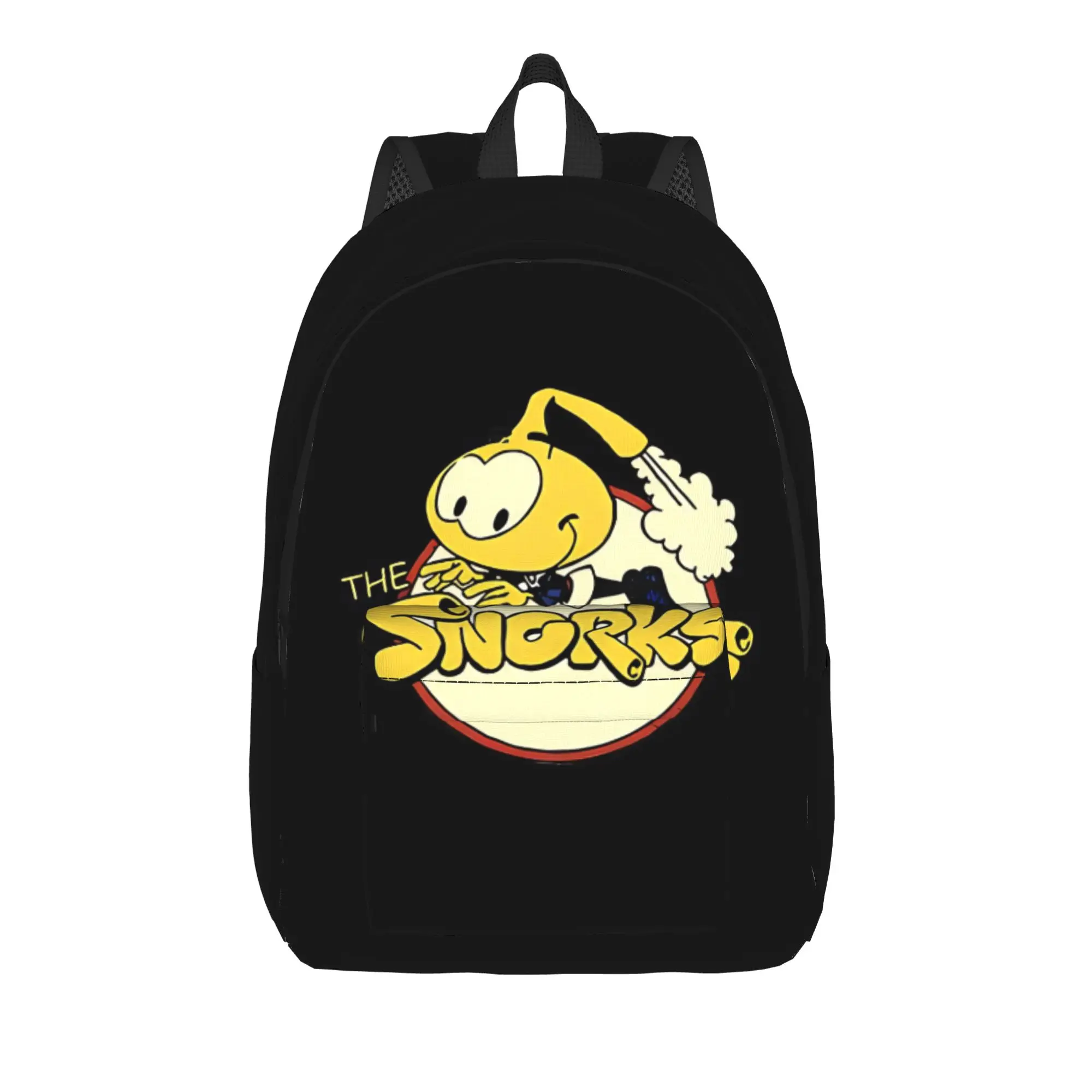 

Back to school season bubble cartoon Schoolbag The Snorks Couple Snack Storage Backpack