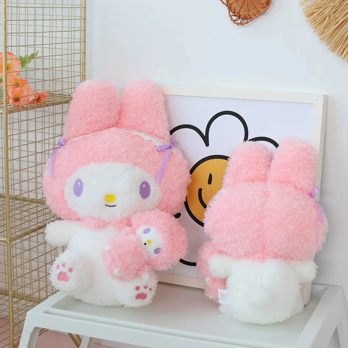 

Kawaii Sanrio Мелодия плюшевая кукла девочка аниме персонаж мягкие игрушки Мягкий Диван Подушка прекрасный Декор для комнаты игрушки Рождественский подарок для девочки