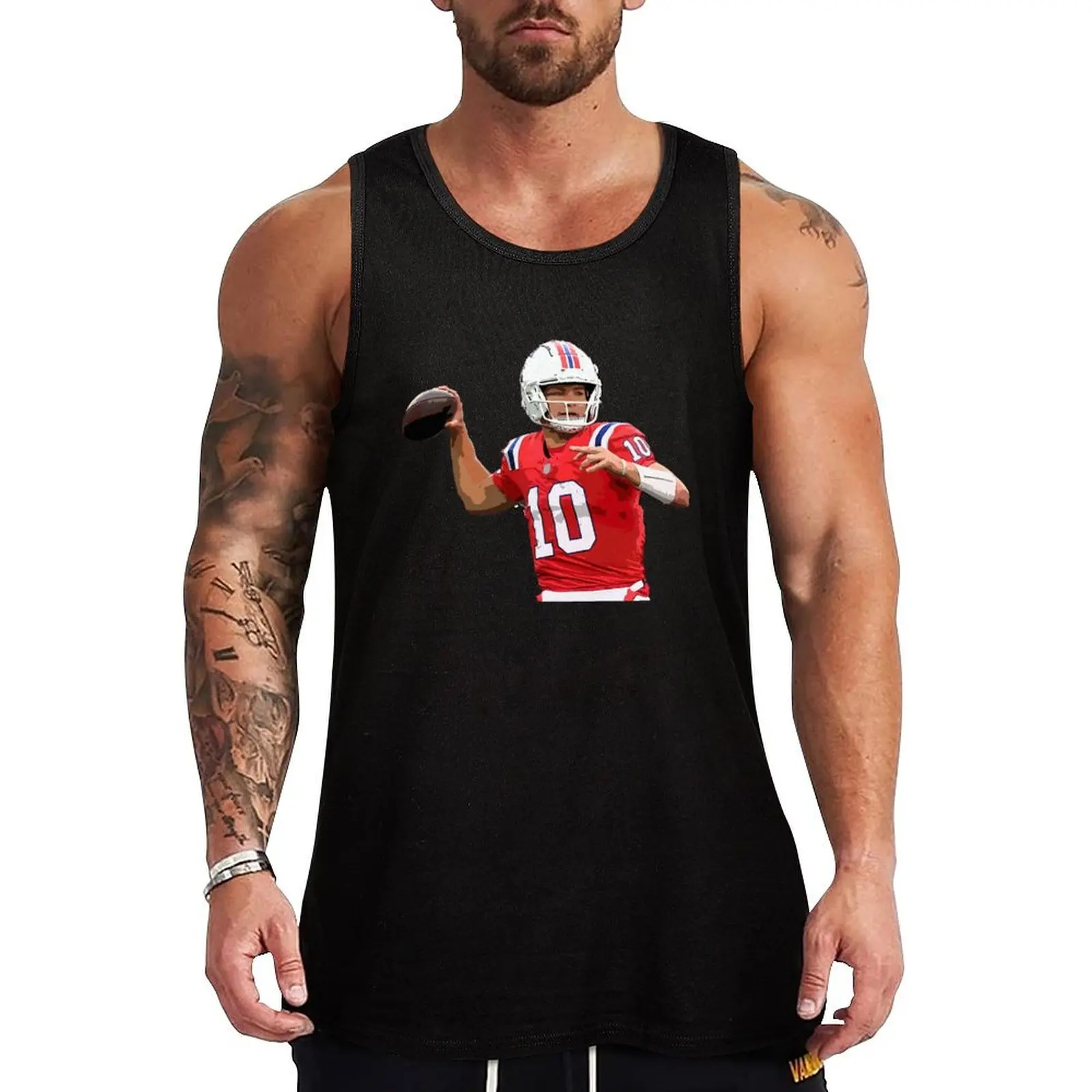 

Drake Maye Tank Top gym men vests for men summer clothes man 2025