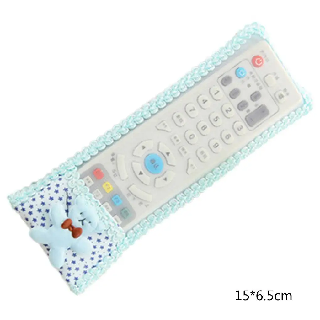 TV Remote Controller Case Home Controllers Protective Cases Dustproof Cover Decorating Accessories beige yellow L(24x8cm)