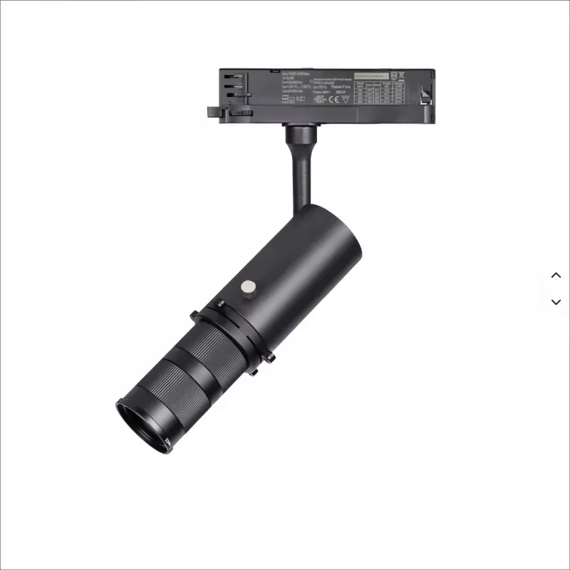 3 4 6-wire 220V 12W COB contour track spotlight, dimmable and dimmable white light 2700K 6500K indoor use
