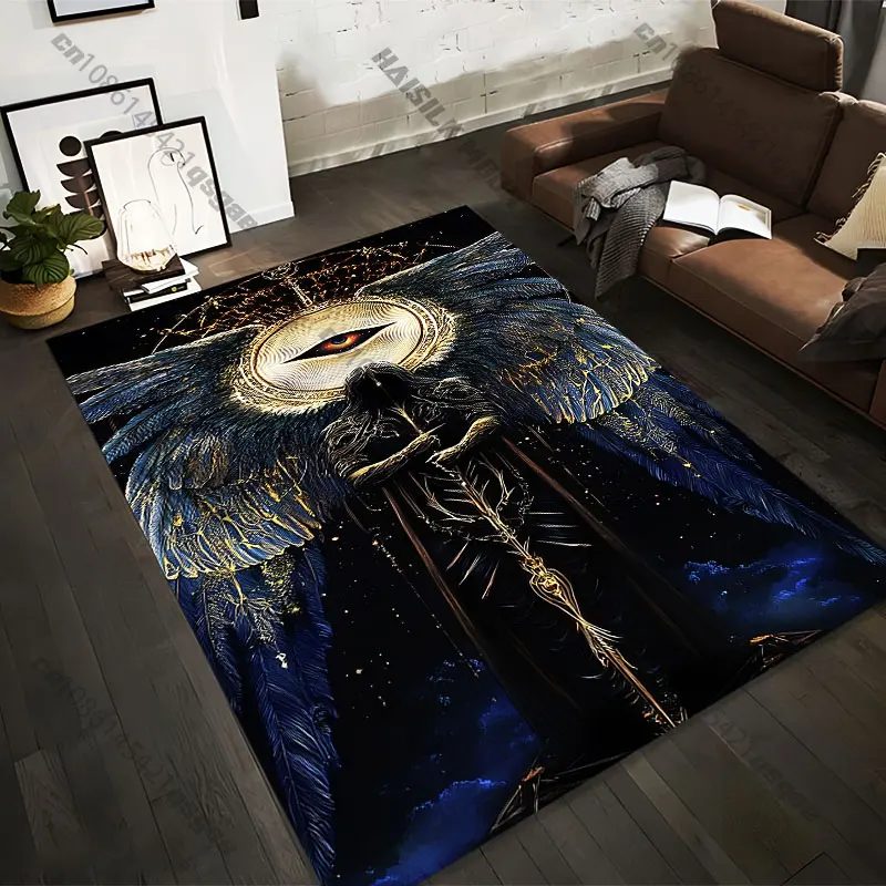 21 Sizes Mystical power divine celestial guardian Printed Area Rugs for Adult Yoga Mats Living Room Decor Personalized rmat