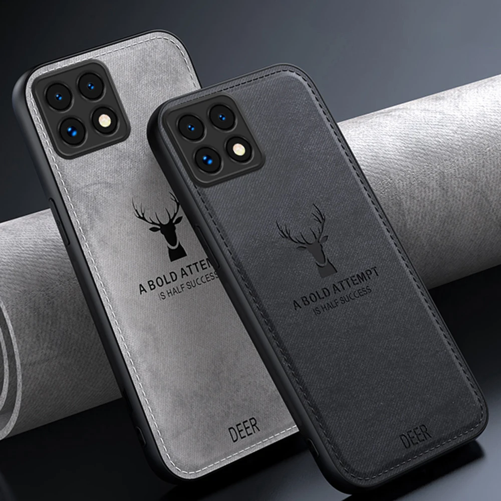 Fabric Case for Xiaomi 14T Pro 13T 12T 11T Pro Luxury Deer Matte Cloth Silicone Protection Hard Phone Cover Xiaomi14TPro Shell