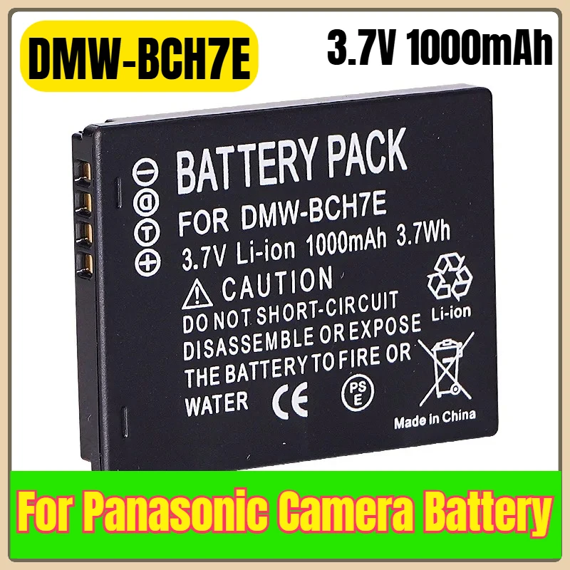 

3.7V 1000mAh DMW-BCH7E Camera Battery for Panasonic DMW-BLH7PP