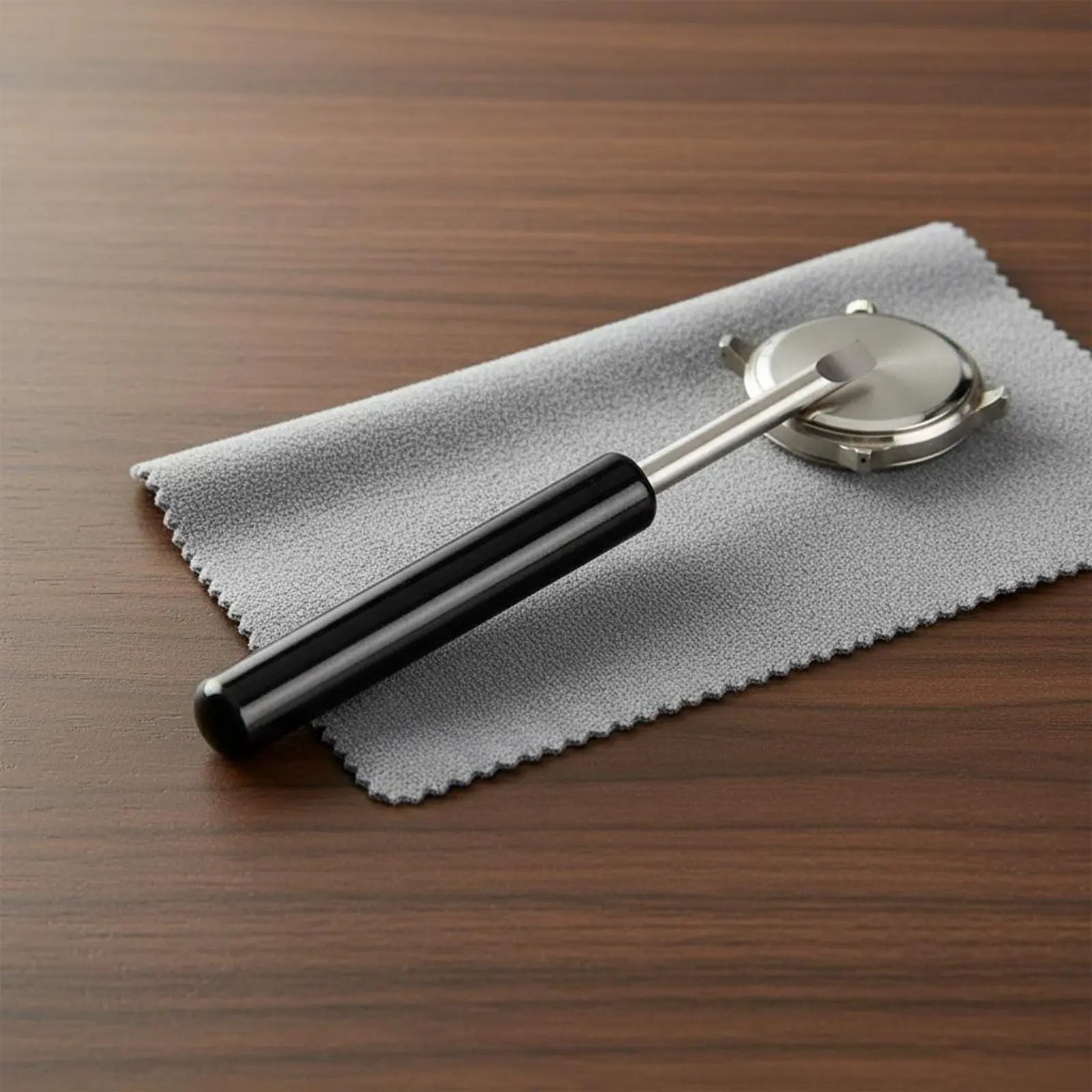 Watch Knife Stainless Stainless Component Watch Case Opener Aluminum Handle for Watchmakers, DIY Repairers